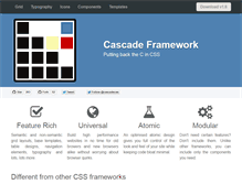 Tablet Screenshot of cascade-framework.com